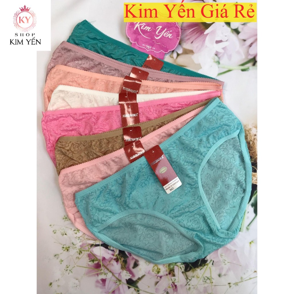 10 ชุดชั้นในสตรี Cold Elastic with Smooth Damask คุณภาพสูง (3315) XL _XXL 50 -75 Kg - CHEAP KIM YEN