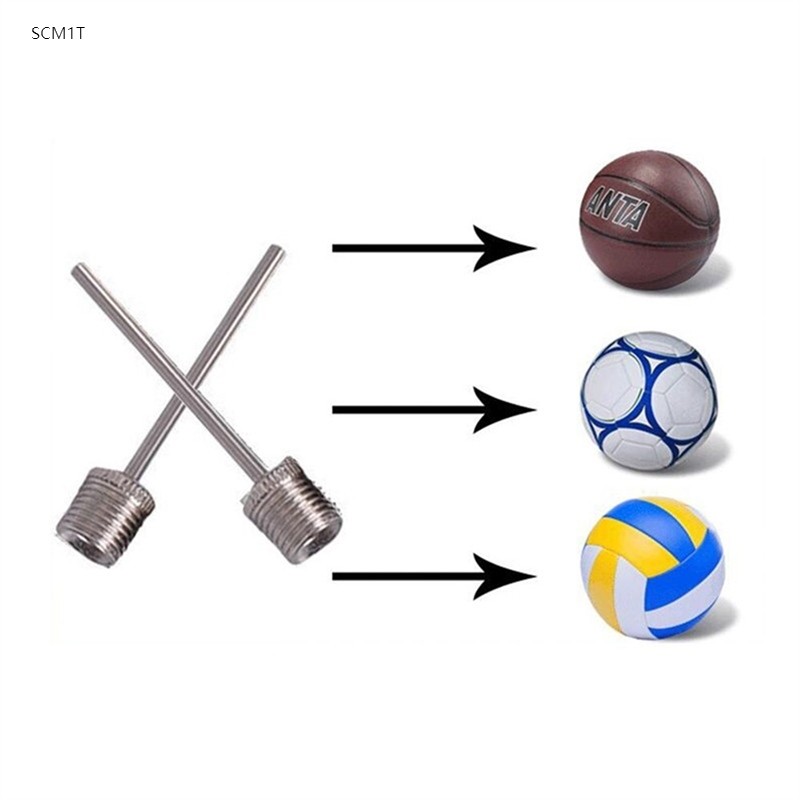 SCM1T-100 ชิ้น/เซ็ต Inflatting Pins มาตรฐานแบบพกพา Anti-rust ขนาดกะทัดรัดทนทานสะดวกโลหะ Ball Air ปั๊