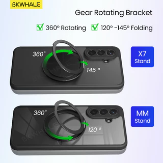 SAMSUNG BKWHALE 360° หมุนแม่เหล็กยึดเคสโทรศัพท์สําหรับSamsung Galaxy A57 A37 A17 A07 A56 A36 A26 A16 A06 A55 A54 A35 A34 A25 A24 A15 A14 M55 M06 M16 M36 F56 F16 F16 กรณี