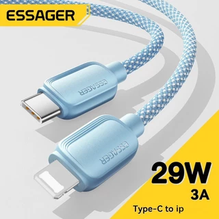 Essager 29W PD Fast Charging Type C ถึง L Data Cord สําหรับ iphone 14 13 12 11