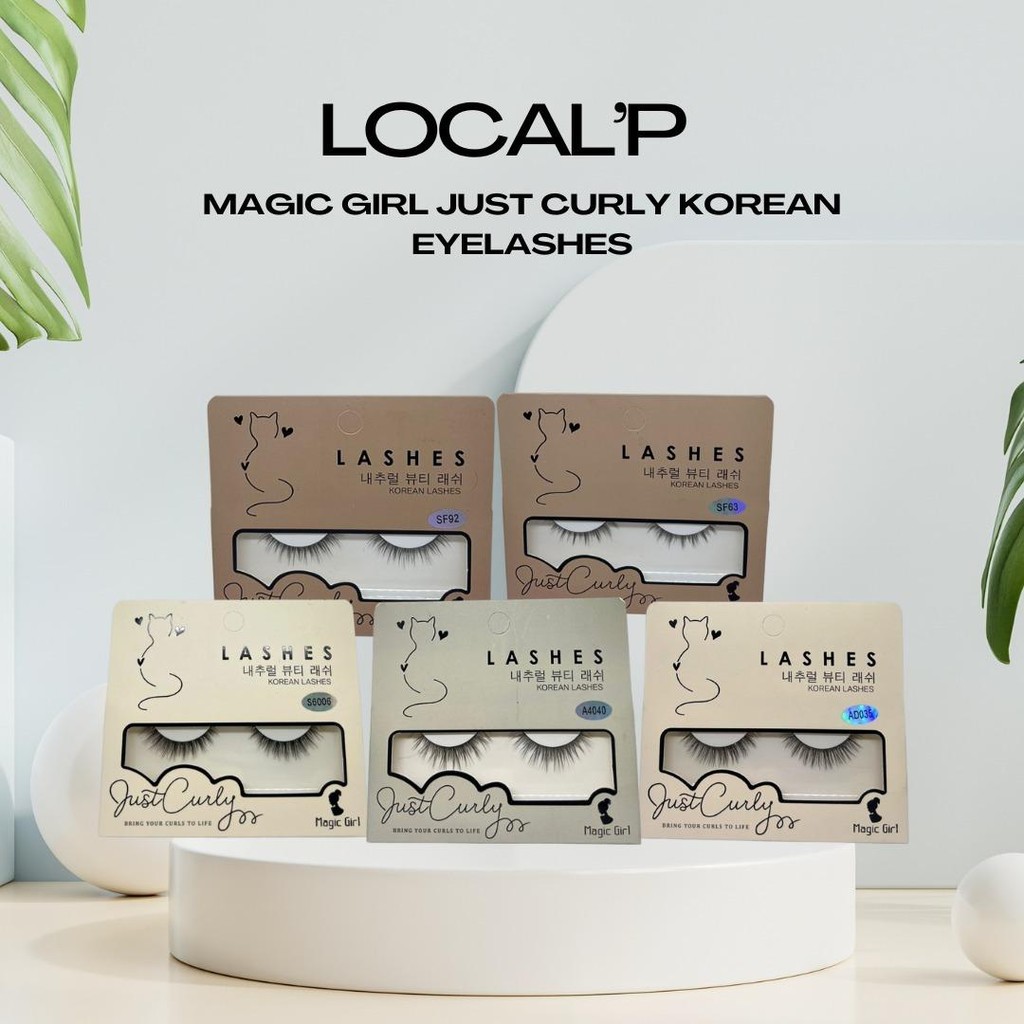 LocalP - Magic Girl Just Curly Korean Eyelashes Makeup