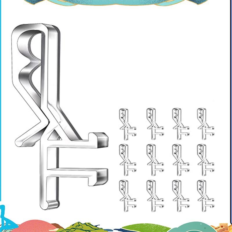 1-7/8 นิ้วพลาสติกใส Valance คลิปช่องใส Valance คลิปสําหรับ Valance พร้อมร่องด้านหลัง ( 24 ชิ้น )