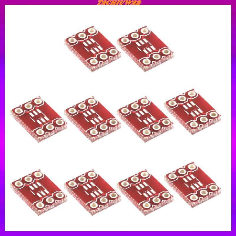 [Tachiuwa2] แพ็ค 10 ชิ้น 6 พิน SOT23 เป็นอะแดปเตอร์ DIP บอร์ด PCB SMD บอร์ดแปลง