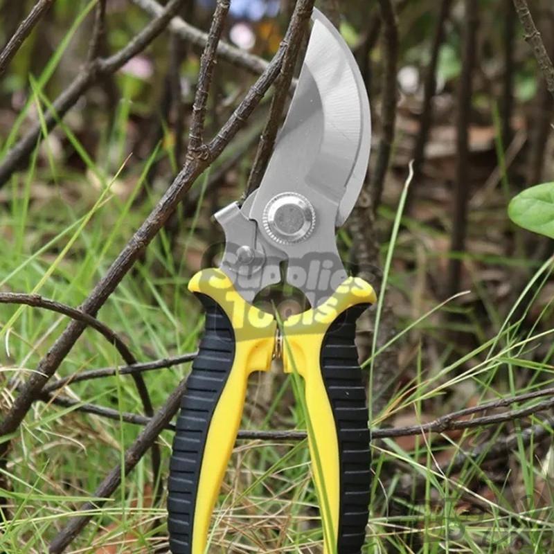 กรรไกรสแตนเลส กรรไกรตัดดอกไม้ มีดทำสวน น้ำหนักเบาและประหยัดแรงงาน สำหรับการตัดแต่งกิ่ง - รูปที่ 4