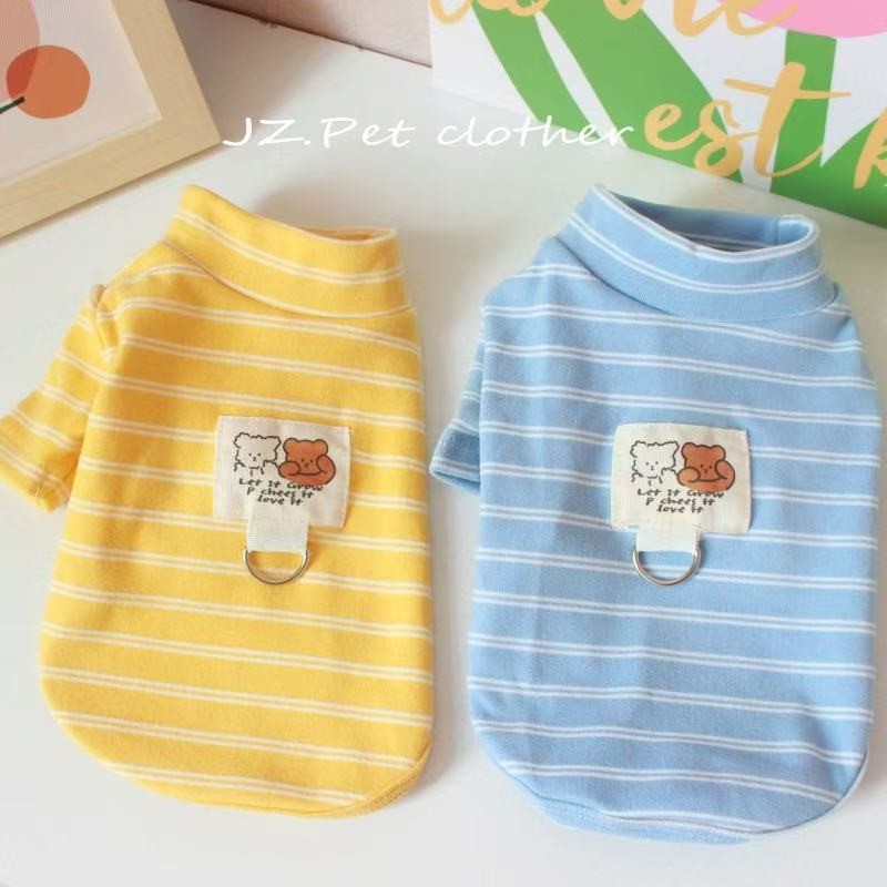 เสื้อผ้าลายสุนัขสัตว์เลี้ยงฉุดแฟชั่น Teddy Bichon Poodle Pomeranian สุนัขตัวเล็ก แมว ลูกสุนัข ฤดูใบไม้ผลิ ฤดูใบไม้ร่วง ฤดูหนาว