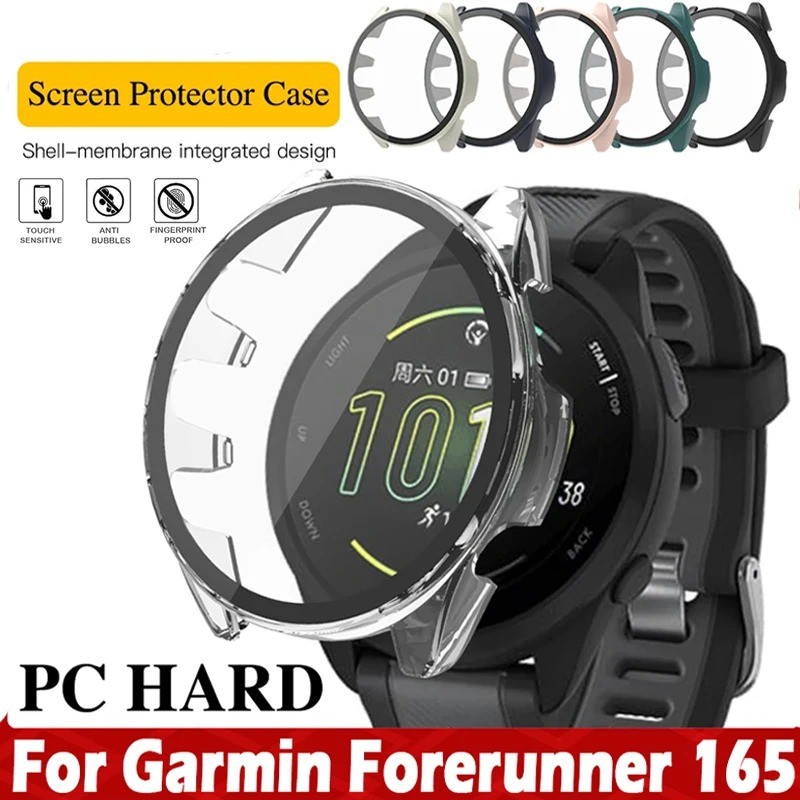 แก้ว + กรณีสําหรับผู้เบิกทาง Garmin 165/165 เพลง Anti-scratch ป้องกันหน้าจอสําหรับผู้เบิกทาง Garmin 