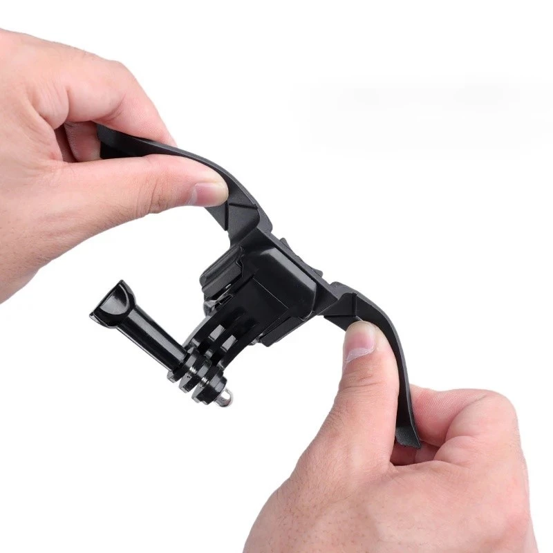 【พร้อมส่ง】ขาติดหมวกกันน้อค แบบบานพับ สำหรับ กล้องโกโปร กล้องแอคชั่น Helmet Bracket for Gopro,Action Camera ชุดติดหมวกกันน้อค thumbnail 5