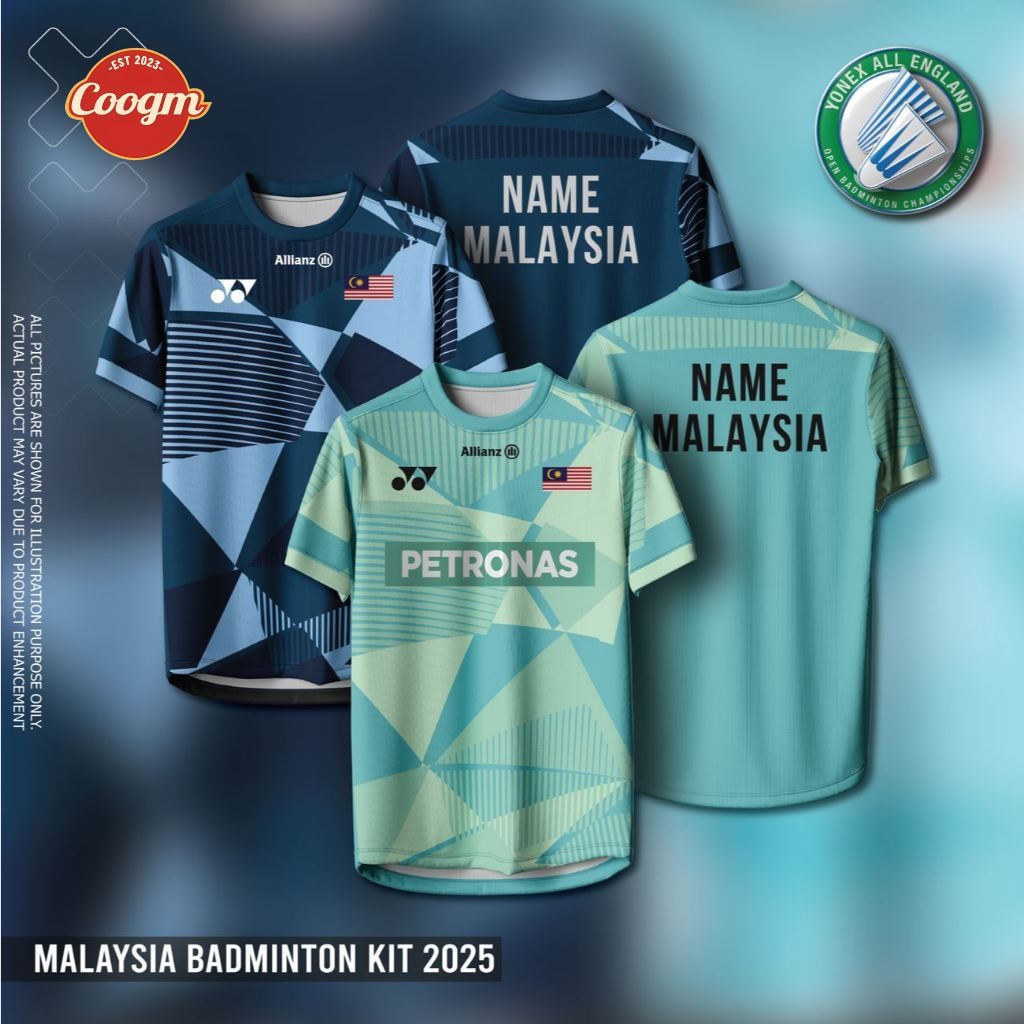 เสื้อแบดมินตัน (ALL ENGLAND 2025), JERSI BADMINTON 2025 (ENGLAND ทั้งหมด)