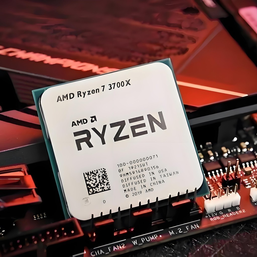 AMD Sharp Dragon 7 3700x Disassembly หลวมแท็บเล็ต 8 แกน 16 เส้นช่วง 7nm AM4 เกม Office CPU