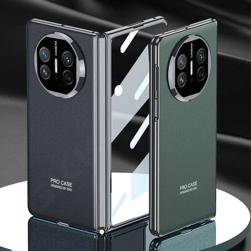 LUKEN LUKEN-เคสเดิมสําหรับ Huawei Mate x3 พร้อมกระจกหน้าจอ + เคส ชุบไฟฟ้า ป้องกันแสงสะท้อน เคลือบด้า