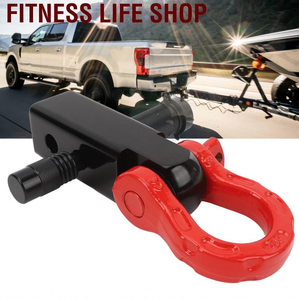 Fitness Life Shop-th 2 นิ้วตัวรับสายรัด Hitch พร้อม 5/8in ล็อคพิน 3/4in d 45 000 ปอนด์ความแข็งแรงของ