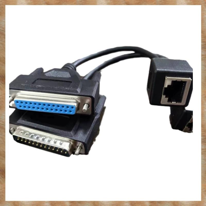 [KYG] ILDA ถึง RJ45 สายแปลงสัญญาณ DB25 ขั้วต่อชาย/หญิง- ชุดอะแดปเตอร์สายเคเบิล Ethernet