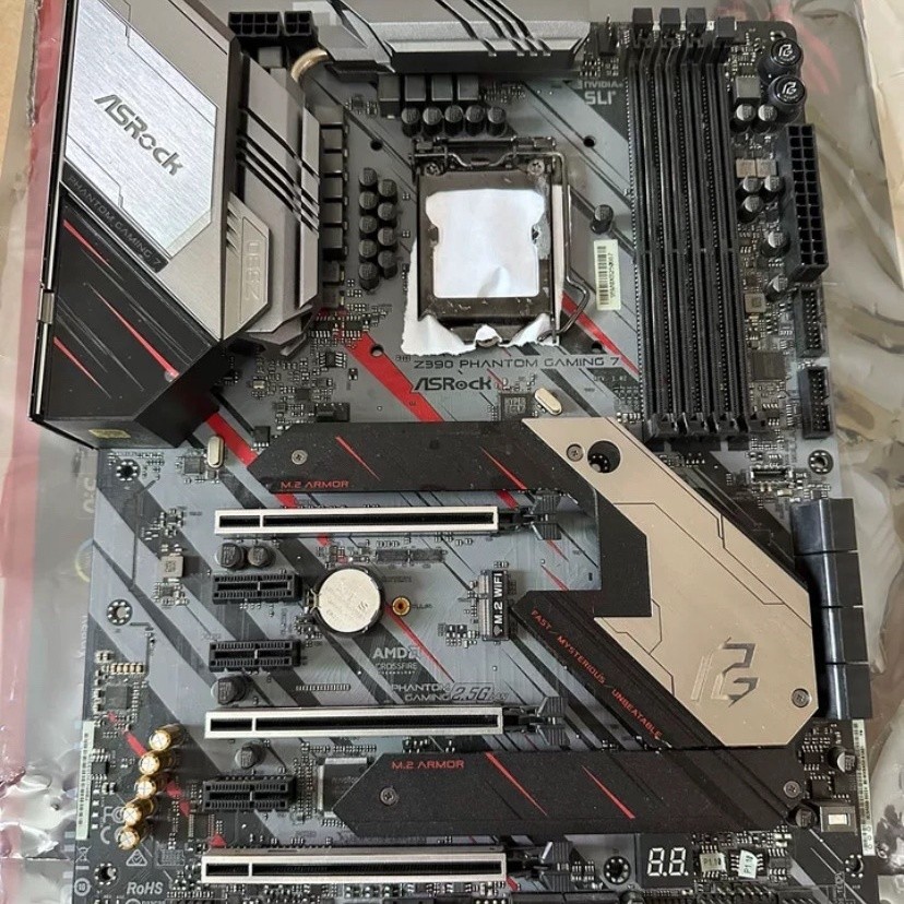 ASROCK/ASROCK เทคโนโลยี Z390 Phantom Gaming 7 Phantom Gaming ATX เมนบอร์ดรุ่นที่ 9