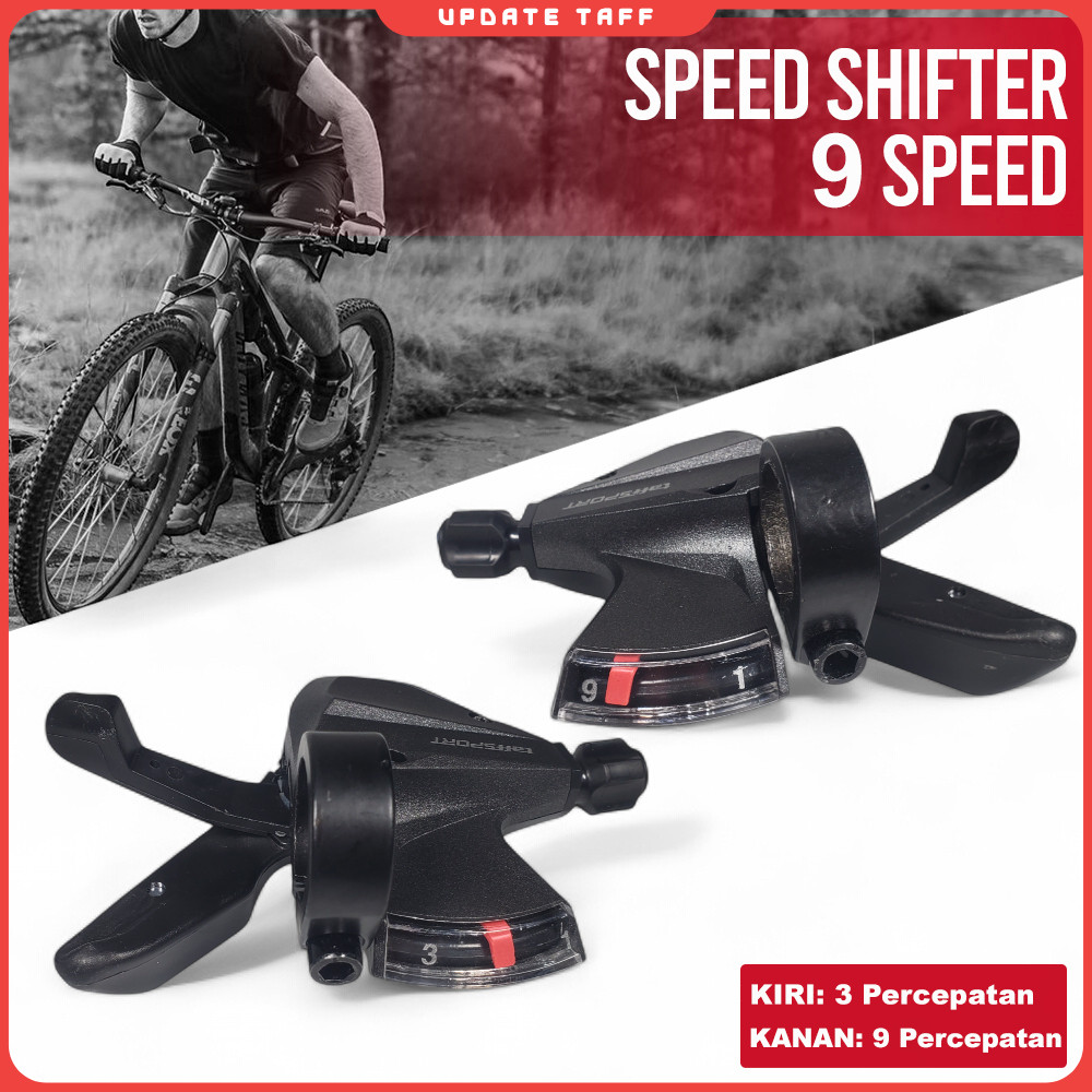 TaffiSPORT Advent Speed Shifter Trigger 9 Speed Bicycle 2 PCS - SL-M370