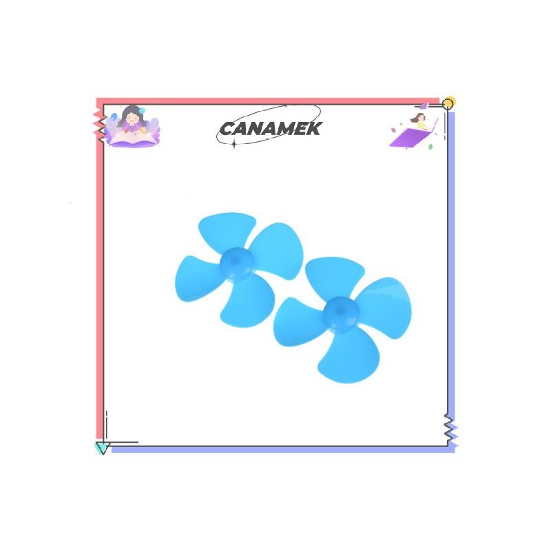 ใบพัดสี่ใบพัด 80 มม. โมเดลรถยนต์ เครื่องบิน พัดลม DIY 2 ชิ้น