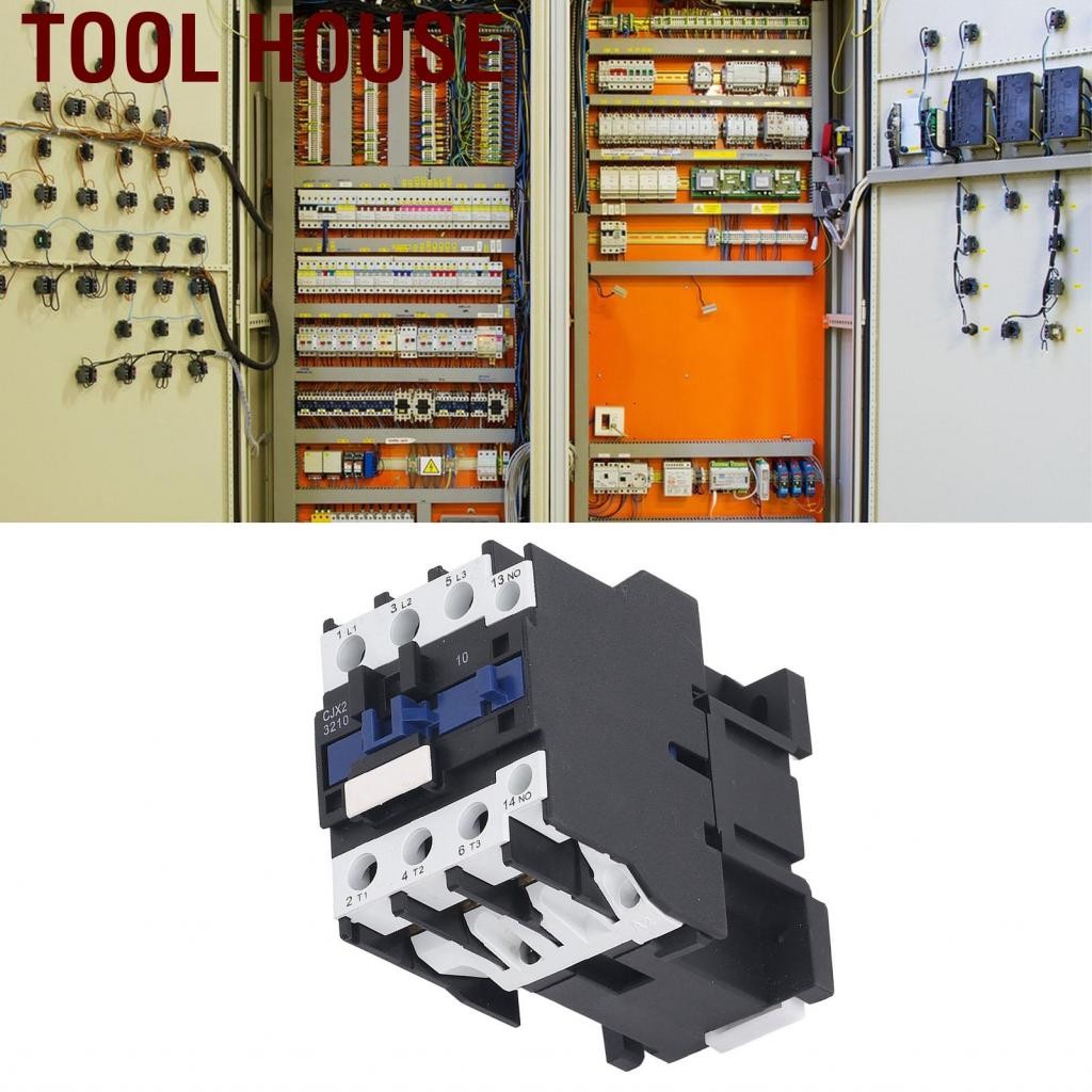 Tool House.Ay-th ไฟฟ้าคอนแทคเลนส์ AC DIN RAIL TYPE 32A FLAME สารหน่วง 3 เฟสสำหรับมอเตอร์ (36V)