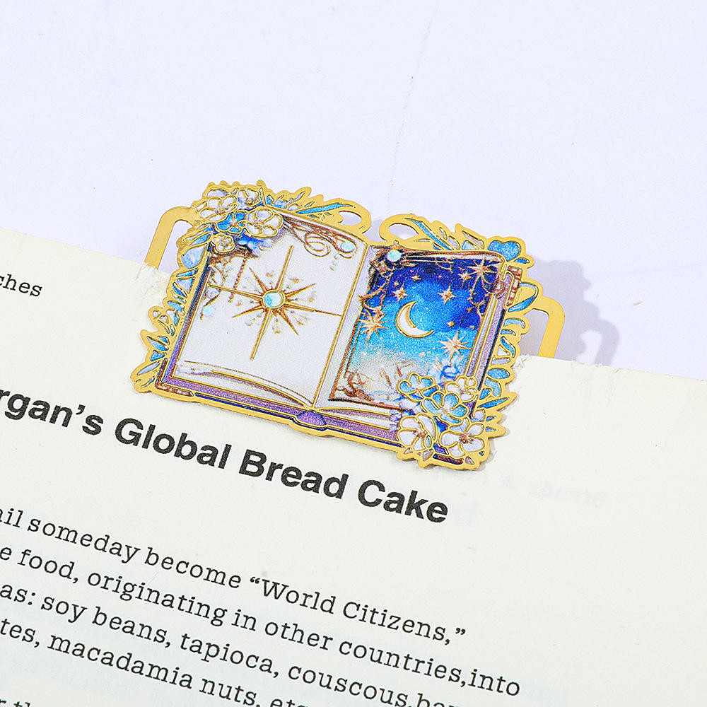 ที่คั่นหนังสือกลวงโลหะที่ใช้งานได้จริง ที่คั่นหนังสือธีมโกธิคย้อนยุคสร้างสรรค์ที่คั่นหนังสือหน้านักเรียนสไตล์ศาลสําหรับคนรักหนังสือครูนักเรีย - รูปที่ 4