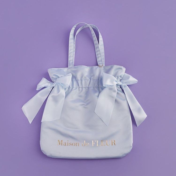 Maison De FLEURa Japanese Bow Shoulder Bag A4 book สามารถ Fit In ราคา ถูกที่สุด ดีลบีเคเค แกลเลอรีภาพที่ 8