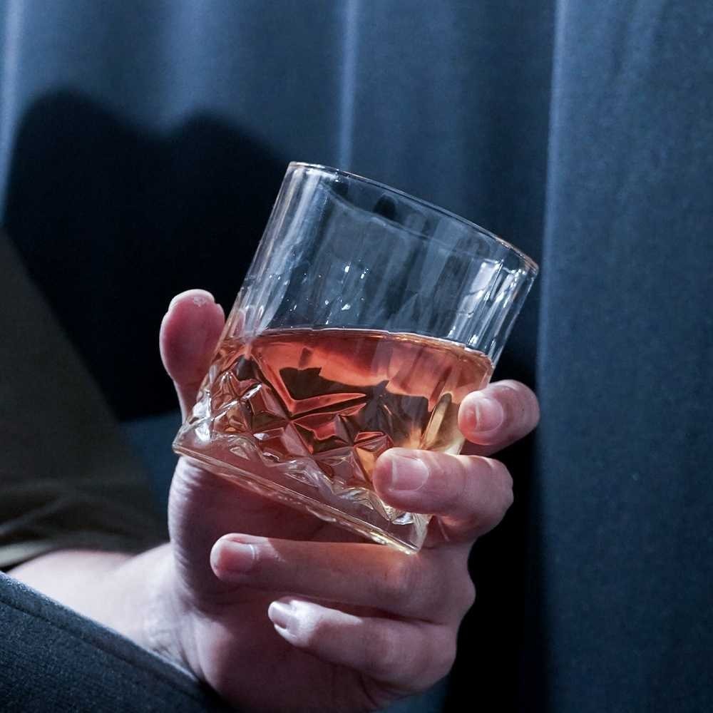 SKSSSTTR แก้วหินรุ่นเก่า แก้วค็อกเทล Whisky 300ml - YJ104