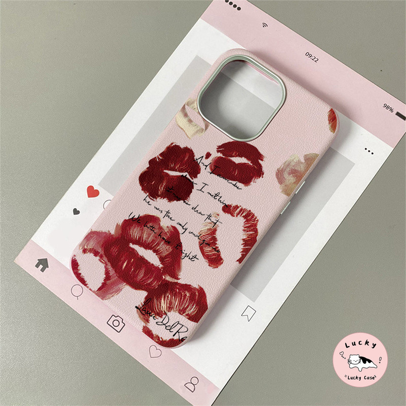 เคสไอโฟน 11 กราฟิตี้ริมฝีปากสีแดงพิมพ์นุ่ม สำหรับ IPhone 15 11 13 16 14 12 Pro Max 16 15 7 8 14 Plus XR X XS Max SE 2 3 ราคา ถูกที่สุด ดีลบีเคเค แกลเลอรีภาพที่ 2