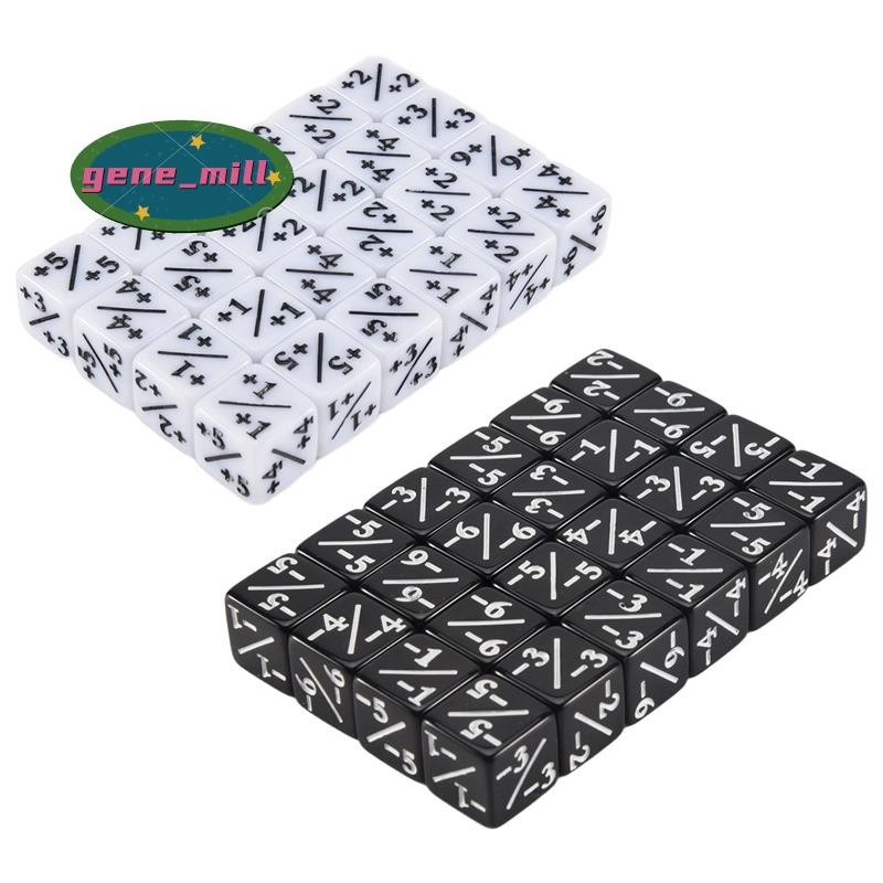 48 ชิ้น 16 มม. เครื่องนับลูกเต๋า Token Dice Loyalty Dice D6 Dice Square สําหรับ ,,,Card Gaming