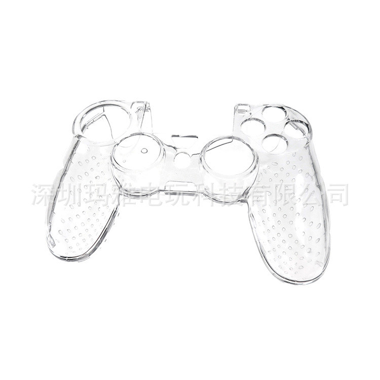 P PS4 Handle Crystal Case PS4 Handle Case Hard Case Shell Transparent Protective Case Split Buckle P