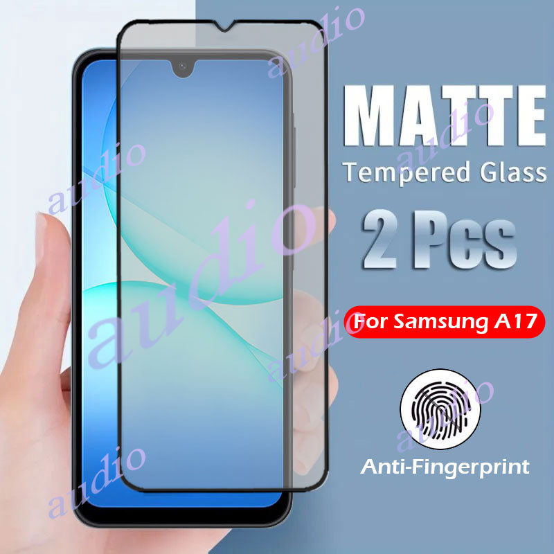 SAMSUNG สําหรับSamsung A17 5Gคลุมทั้งหมดMatteกระจกนิรภัยสําหรับSamsung Galaxy A17 A27 A37 A57 A07 LT
