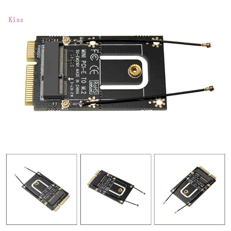 Kiss MiniPCIe To M2 Nic Adapter Card Notebook Replacement M 2 NGFF Mini PCIe