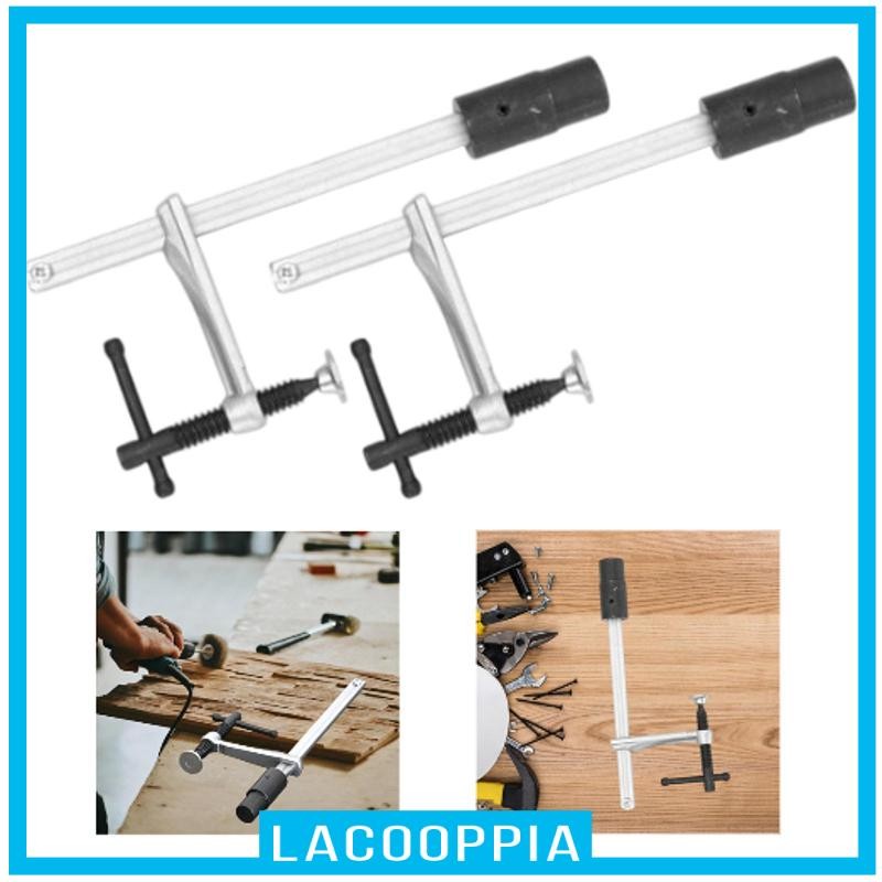 [Lacooppia] F Bar Clamp Quick Release 3-5/32 นิ้วคอความลึก Professional F Clamp