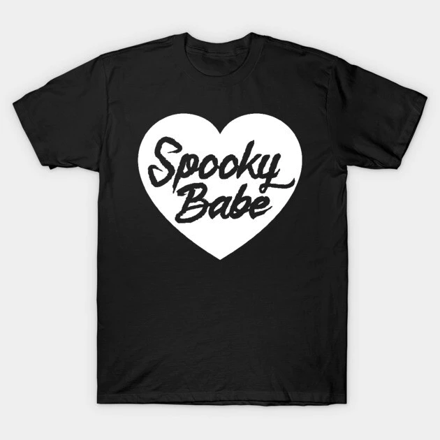 เสื้อยืด Vintage Spooky Babe Cotton 100% - รูปที่ 1