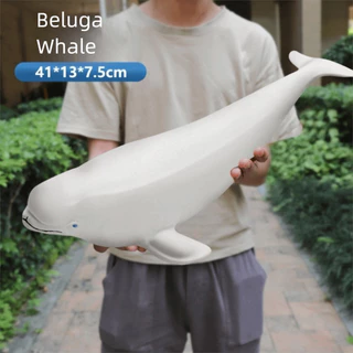 COUPL Sealife Shark,ยางนุ่มที่เต็มไปด้วยจําลองสัตว์ทะเลตัวเลขการกระทํา,ฉลามขาวที่ดีขนาดใหญ่ PVC ของเล่นเพื่อการศึกษา Ocean Animal Simulation