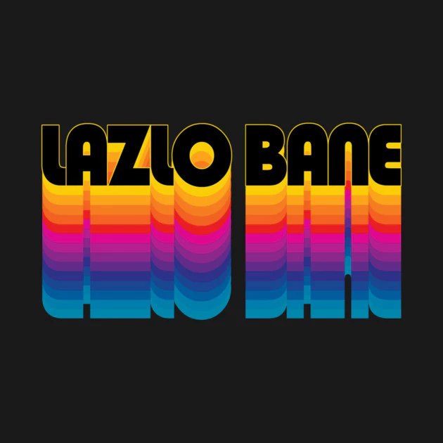 เสื้อยืด Vintage Lazlo Bane Rainbow Logo thumbnail 9