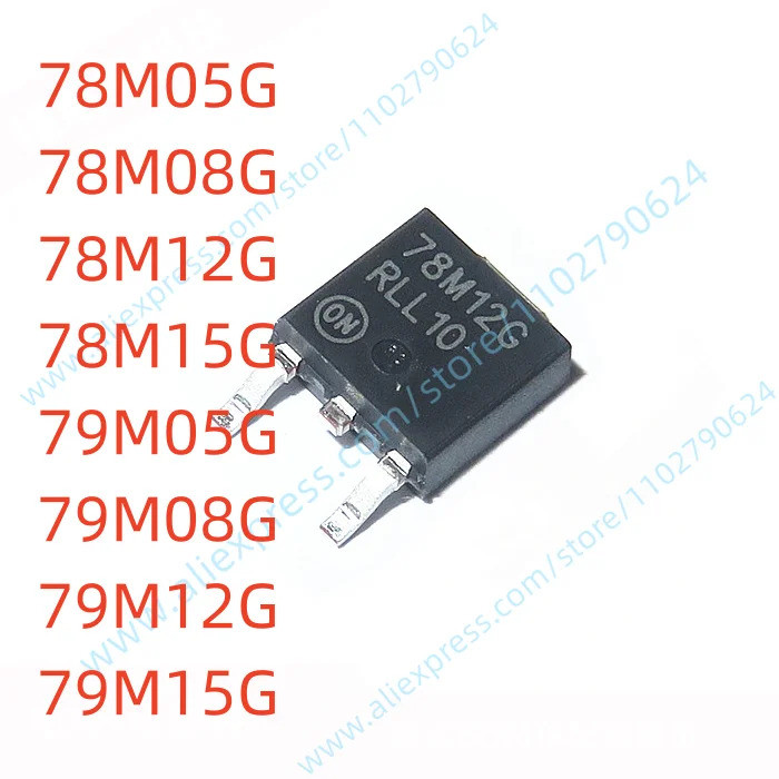2-5PCS MC78M05CDTRKG 78M05G 78M08G 78M12G 78M15G 79M05G 79M08G 79M12G 79M15G TO-252 ใหม่ชิปเดิม EBDH