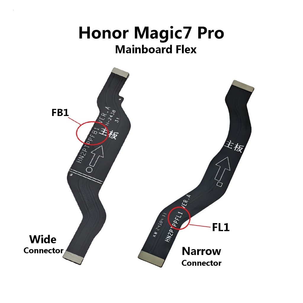 Honor Magic 7 Pro / Magic7 Pro / Magic7Pro ( PTP-N49, PTP-AN10 ) เมนบอร์ดเมนบอร์ดหลัก Flex Cable Rib