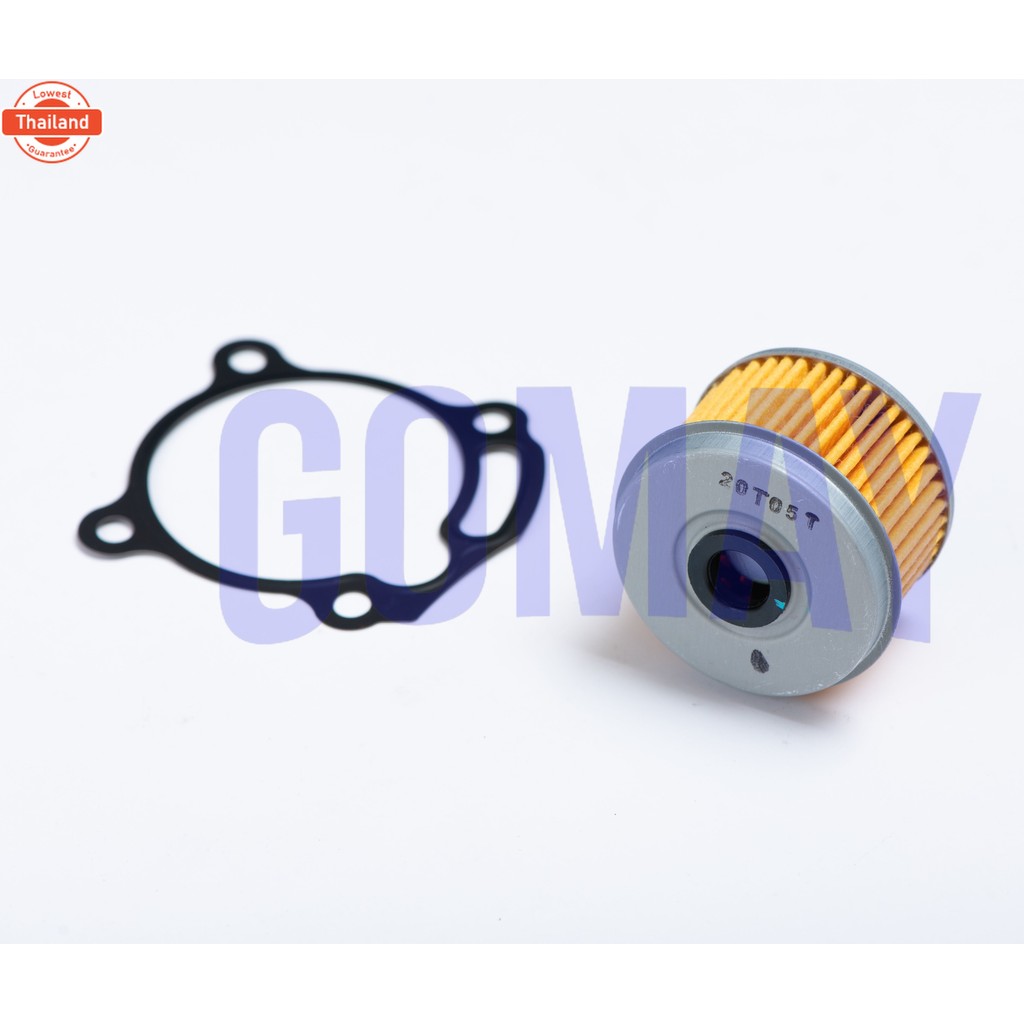 15412-KYJ-901-15410-KYJ-902 ประเก็นฝาปิดไส้กรองน้ำมันเครื่อง+ไส้กรองน้ำมันเครื่อง CBR250/300 รัประกั