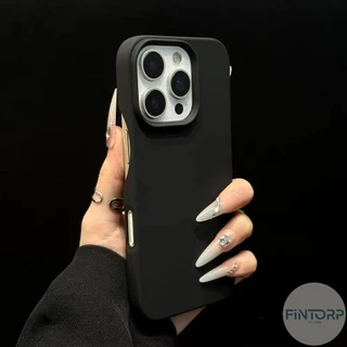 Simple สีทึบ Matte Silicon เคสโทรศัพท์สําหรับ IPhone 11 15 16 Pro Max 12 14 13 Promax Ultra Thin Soft ฝาหลัง