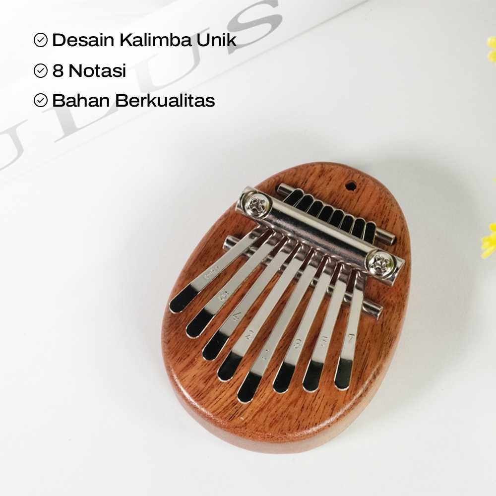 Cega Mini Kalimba Thumb Piano ของเล่นดนตรี 8 หมายเหตุเสียง - CK18