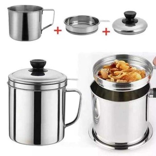 Oilpot 1.3L Tempat Saringan Minyak Wadah Penyaring Minyak Goreng - Tempat Penyimpanan Minyak