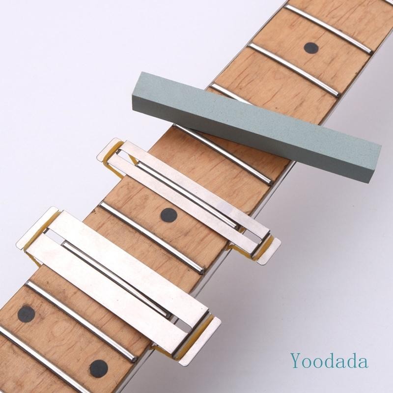 Yoo ฟิงเกอร์บอร์ดกีตาร์ พร้อมแผ่นหินทรายขัด สําหรับกีตาร์ เบส DIY