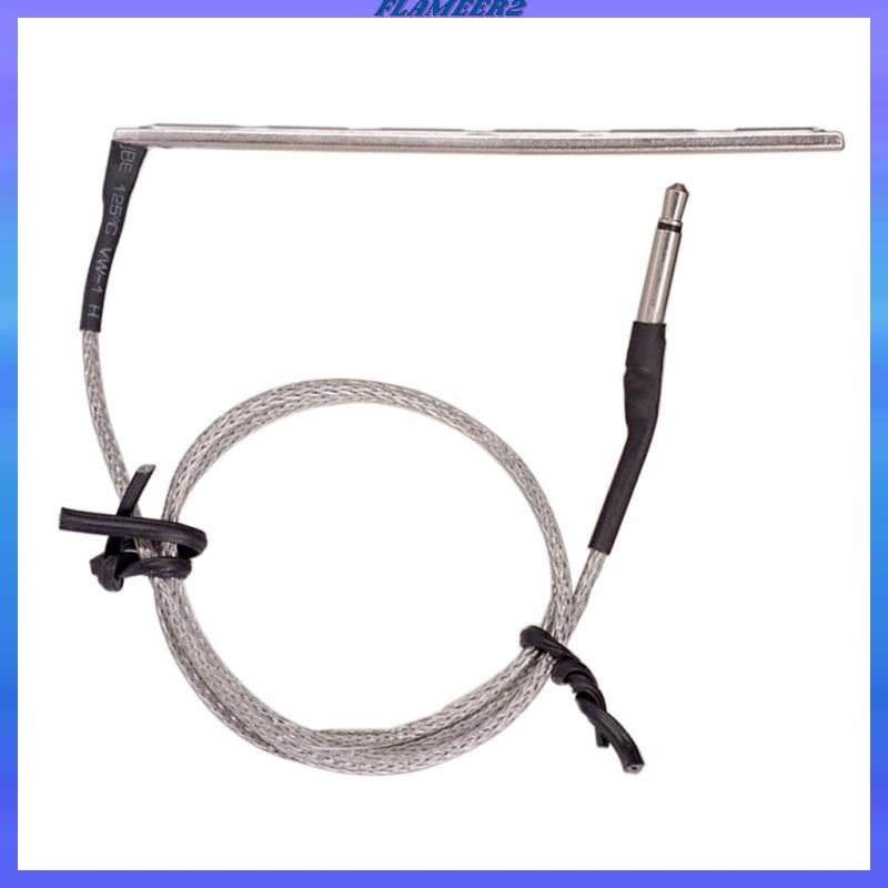 [Flameer2] 1 ชิ้น Rod Piezo Pickup Transducer พร้อมปลั๊ก 2 มม.สําหรับกีตาร์โปร่ง EQ Preamp