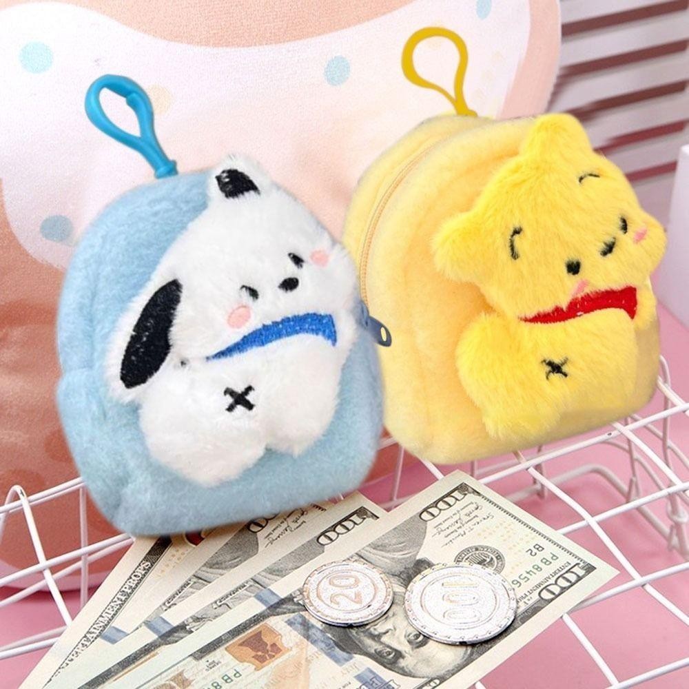 UUMIR จี้กระเป๋านักเรียน,hello Kitty Pochaccoกระเป๋าใส่เหรียญสามมิติ,จี้คู่ของขวัญกระเป๋าเก็บหูฟังตุ๊กตา
