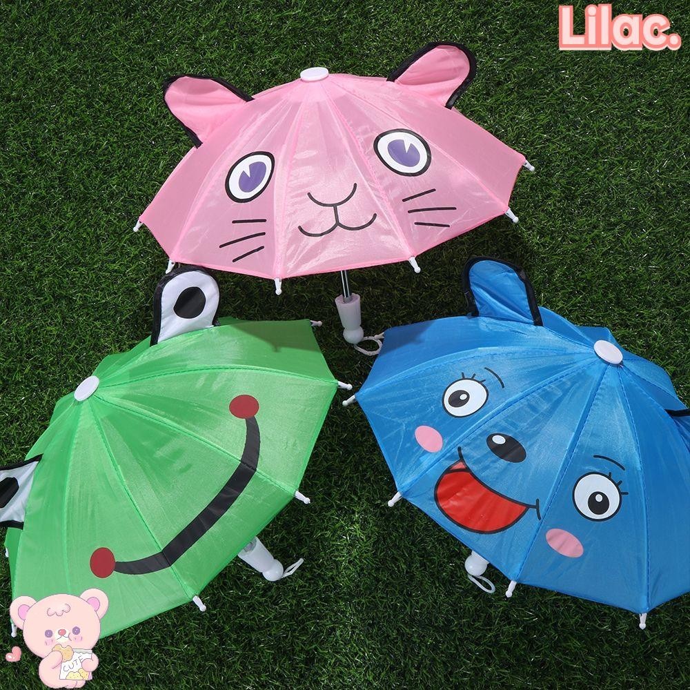 Lilac ตุ๊กตาร่มการ์ตูนสัตว์หูสําหรับ 18 นิ้ว & 43 ซม.ของเล่นเด็กตุ๊กตาอุปกรณ์เสริม