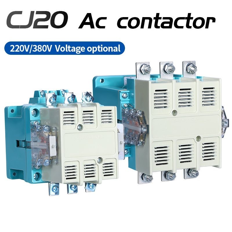 ✥AC contactor CJ20-10A 16A 25A 40A 63A 100A 160A 250A 400A 630A 1000A   1250V 220V three-phase 380V