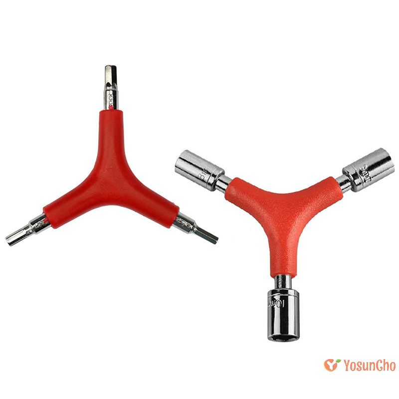 YosunCho] Y-Type 4-5-6 8-9-10 มม. เครื่องมือประแจสกรูกุญแจหกเหลี่ยมสามเหลี่ยมใหม่