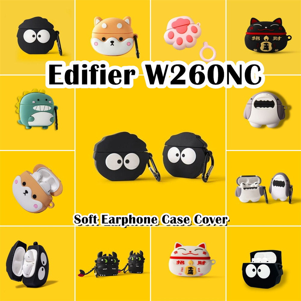 【Case Home】นําไปใช้กับ Edifier W260NC เคส Case เคสหูฟัง การ์ตูนตลก ซิลิโคนนุ่ม เคส เคสหูฟัง NO.1