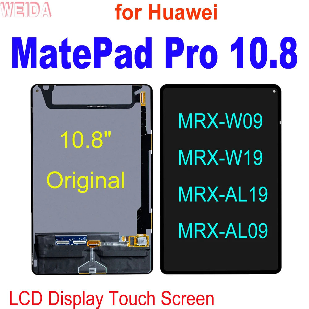 In stock10.8 "OriginalสําหรับHuawei MatePad Pro 10.8 LCD 5G MRX-W09 MRX-W19 MRX-AL19 MRX-AL09 จอแสดง