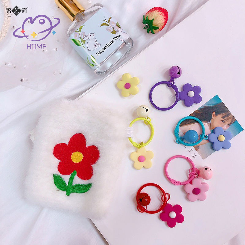 [mayhome] ใหม่แฟชั่นพวงกุญแจดอกไม้ลูกอมขนาดเล็กสําหรับผู้หญิงสาวกระดิ่งแหวนกุญแจรถกระเป๋า Ch จี้เครื่องประดับปาร์ตี้ {TH}