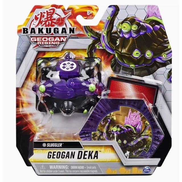 ใหม่ SLUGGLER Bakugan GEOGAN RISING DEKA รูป POP-OPEN ACTION สีม่วง