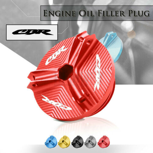 เหมาะสําหรับ Honda CB650R CBR1000RR ปลั๊กท่อระบายน้ําเครื่องยนต์รถจักรยานยนต์, ฝาครอบถ้วยน็อต, ฝาปิด