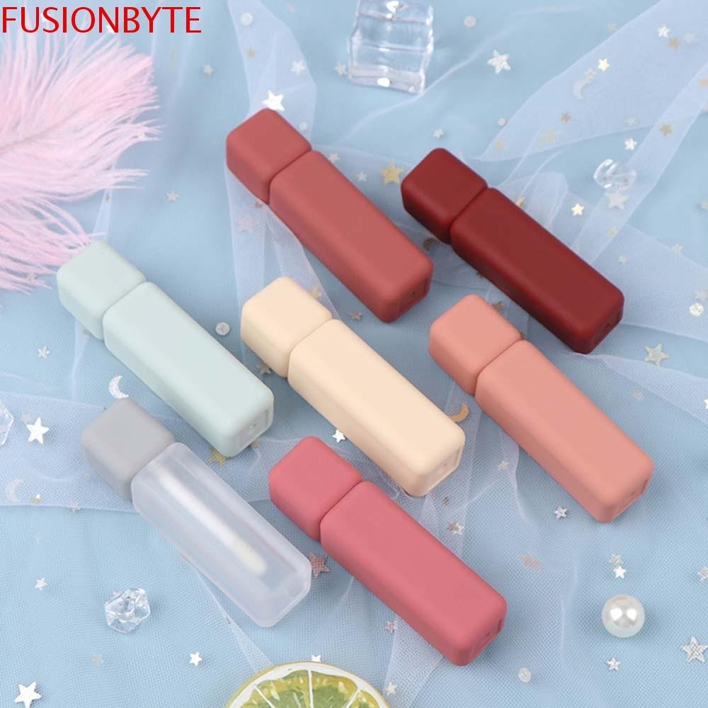 Fusionbyte หลอดลิปกลอสเปล่าน่ารัก Lip Glaze Tube Applicator ลิปสติก DIY